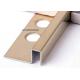 Polished Gold Stainless Steel Square Edge Tile Trim Transition Strip SUS316