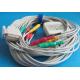 ECG Cable with 10 leadwires, Banana4.0, 15pins, compatible for Nihon Kohden EKG Machine Cable