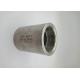 Socket Coupling Forged Steel Pipe Fittings UNS N04400 Alkaline Salt Resistance