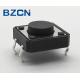 Black Push Button Normally Closed Tactile Switch , 12mm X 12mm Tactile Switch