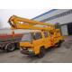 JMC 14M Aerial Platform Truck , 6 Wheel Aerial Bucket Truck 14 Meter