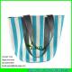 LUDA vertical stripe beach bag 2016 summer paper straw lady bag