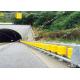 Durable Safety Roller Barrier Flexible Rotating Anti Collision Barrel Guardrail