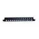 19 Inch Rack Mounted Cold Roll Steel Fiber Optic Patch Panel