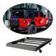 4x4 Vehicle Roof Rack Basket for 18-23 Wrangler Rubicon Jeep Steel Aluminum Construction