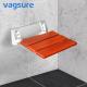 Anti Slip Wall Mounted Shower Seat Non Barrier With Reinforced Aluminum Alloy Bracket