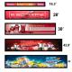 Wall Mounted Digital Stretched Bar Poster Display 5ms Indoor Ultra Wide Lcd Strips