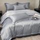 Polyester / Linen / Cotton Luxury Jacquard Bedding Sets Collections 4 Pcs Comforter