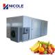 Intelligent Hot Air Commercial Fruit Drying Machine Multifunctional PLC Control