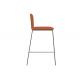 Modern Home Bar Stool Chair PU Leather Bar Stools 65cm Black Leg Counter Stools