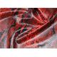 Red Snake Skin Printed PU Artificial Leather , 0.4 Mm Thickness Premium PU Leather