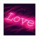 custom Acrylic Love Neon Light Sign power saving For Christmas Halloween Bedroom
