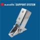 Single Strut Channel Braces Adjustable Corner Bracket Galvanized Steel