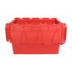 400300x240mm EU Heavy Plastic Stackable Turnover Box for Straight Wall Handling Needs