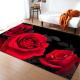 Rose Flower Living Room Floor Carpets Commercial Restaurant Carpet 80*120cm