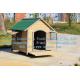 Wooden dog house, wooden kennel, wooden kennel, a waterproof wooden dog house