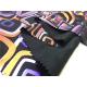 Digital Print Lamination Garment Leather Fabric 0.65mm Backing With Suede Fabric