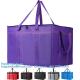 Pack Extra Insulated Grocery Shopping Bag, Large Blue, Reusable Bags,Pizza,Sturdy, Recyclable, Reusable