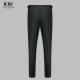 100% Wool Slim-fit Man Casual Trousers for Men 2023 Formal Business Pants Flat Front Style