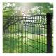 Modern Stylish 3D Curved Welded Wire Mesh Panel Fence with Pressure Treated Wood