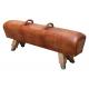161cm Long Leather Bench Seat Home Vintage Leather Gym Bench