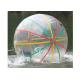 Colorful strips PVC inflatable water hamster ball for walking on water ball fun