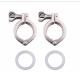 Food Grade Stainless Steel Single Pin Clamps for Sanitary Max Pressure 10bar 145PSI
