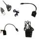 Car Dash Cable Wire Harnesses Single Dual Car Charger USB Socket