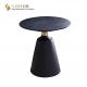 ODM 60cm Round Solid Wood Movable Coffee Table For Hotel Club