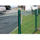 Outdoor Temporary Galvanized Wire Welded Mesh Fence High Security 3-5mm Diameter