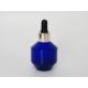 Wholesale Boston Round 1OZ 30ml Cobalt Blue Glass Cosmetic Bottle With Bulb Glass Dropper Pipettes For CBD Oil Serum