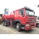 Red 6x4 12m3 Sewage Suction Truck Septic Pump Truck Garbage Fecal SINOTRUK SWZ