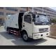 Dongfeng 4m3 5m3 6m3 4x2 Garbage Trucks Single Row 120hp 2 Axles