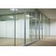 Custom Waterproof Aluminum Glass Office Partitions With Clear / Frosted Glass