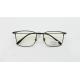 Rectangle Metal Browline Eyeglasses Unisex stainless Frame Full-Rim Stylish Optical Eyewear Frame Durable Reading glass