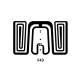 Custom Size 26x16mm F43 Dry UHF RFID Inlay With Impinji Monza 4 Chip