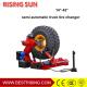 Semi automatic tire mounting used truck service equipment for garage equipment