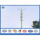 86um Galvanization Telecommunication Pole AWS D1.1 Welding Standard