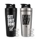 Custom Logo 750ml Shaker Cup Insulated Stainless Steel Water Bottles With Wire Whisk
