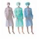 PP Disposable Medical Gowns Anti Alcohol With Eastic / Knitted Cuffs