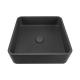 Square Concrete Wash Basin With Matte Finish Without Overflow