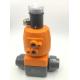 PN 10 Plastic Diaphragm Operated Solenoid Valve ANSI Standard