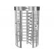 0.2S Electric Security Stainless Steel Full Height Turnstile with Light Alarm RS485