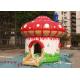 Indoor / Outdoor Kids Mushroom Inflatable Bounce Houses Commercial