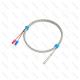 U Shape Type J Thermocouple Temperature Sensor Thermal Resistant Silver Plated