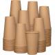 Single Wall Paper Cup Double Wall Paper Cup Ripple Wall Paper Cup Kraft Paper Hot Coffee Cups- Unbleached