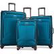 TSA Lock Aluminum trolley Spinner Wheels Softside Luggage