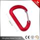 Fishion red carabiner snap hook for climb accessories,43.43mm,red color