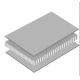 Powder Coated Aluminum Honeycomb Core Board Max Length 6000mm Thickness 2-200mm
