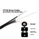 FTTH Indoor Drop Cable GJYXCH  2 Core Single Mode Figure 8 shape Optic Cable